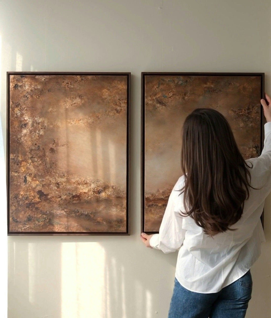 How do I hang my new artwork?
