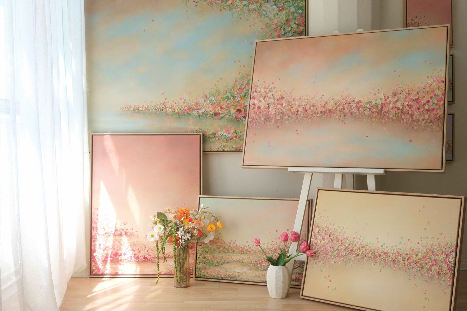 "Flourish" canvas print collection