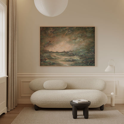 "Gåte" fine art print on canvas