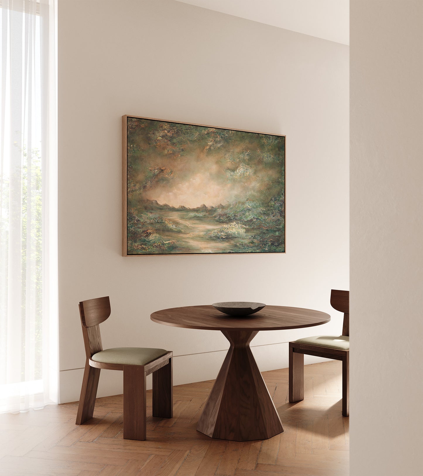 "Gåte" fine art print on canvas