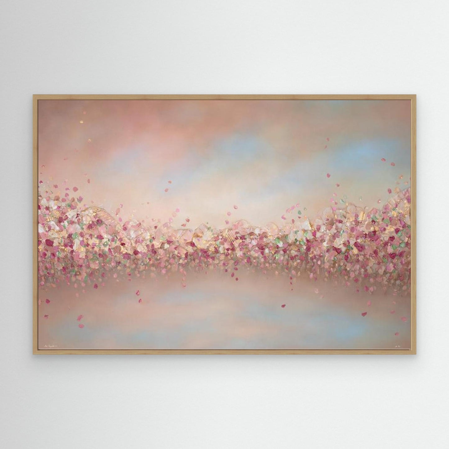 "Stillness in Bloom" canvas print
