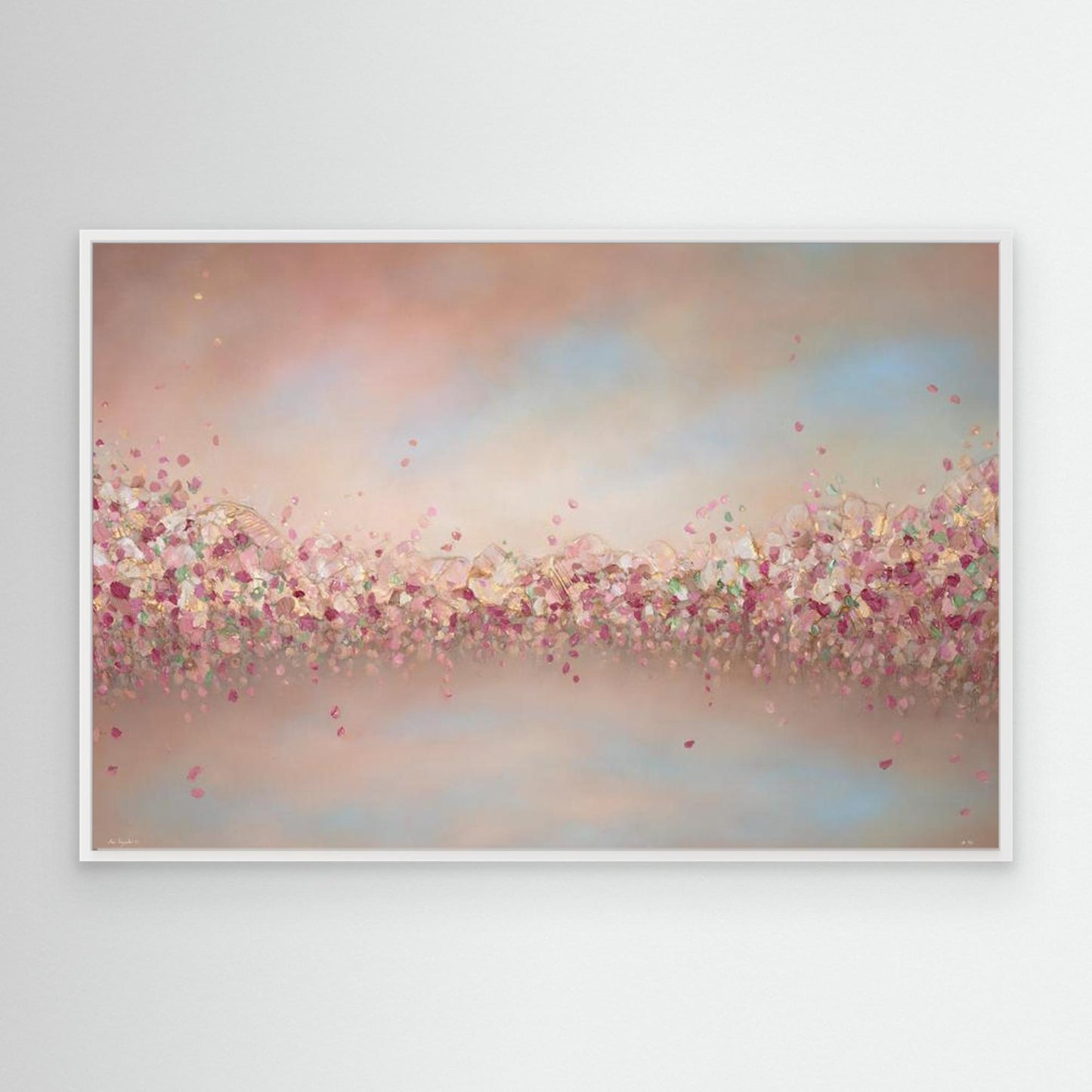 "Stillness in Bloom" canvas print