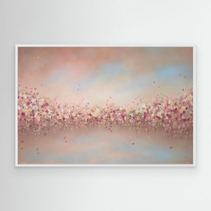 "Stillness in Bloom" canvas print