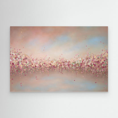 "Stillness in Bloom" canvas print