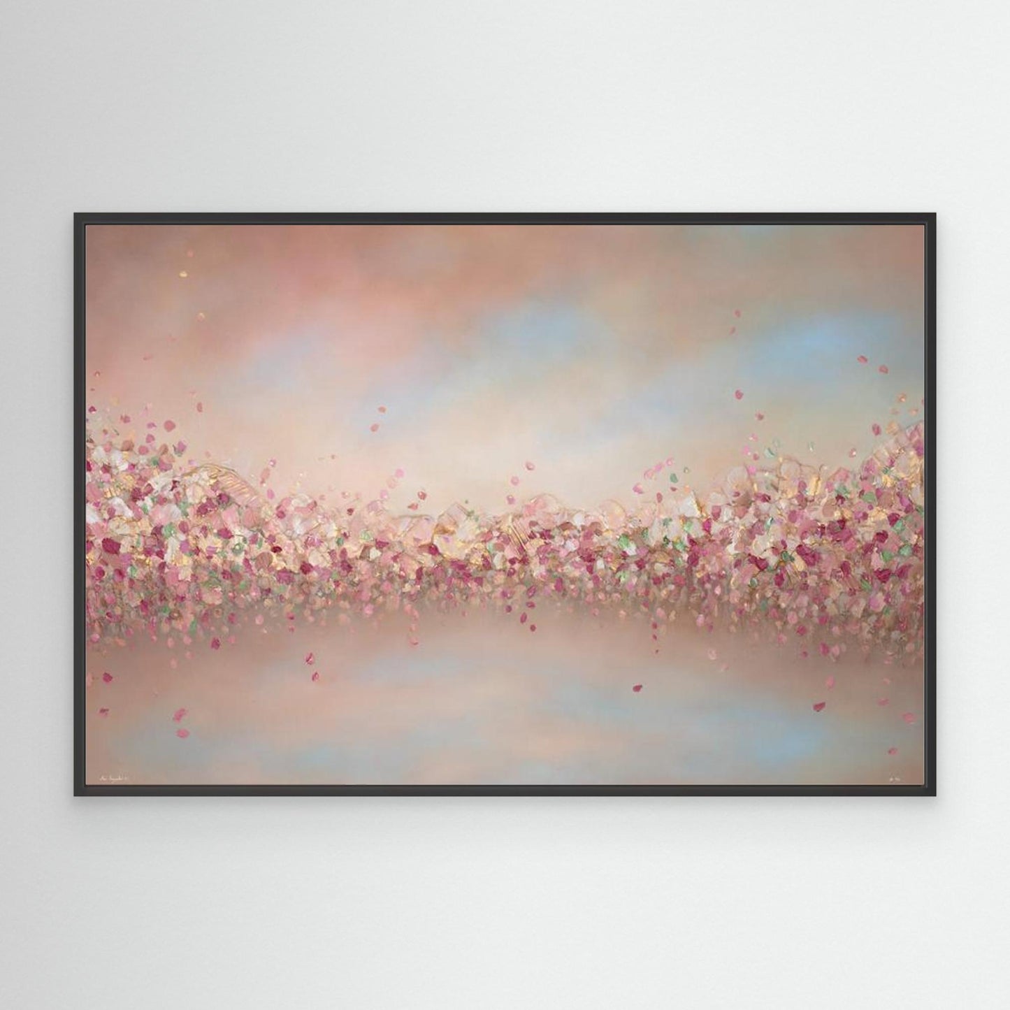 "Stillness in Bloom" canvas print