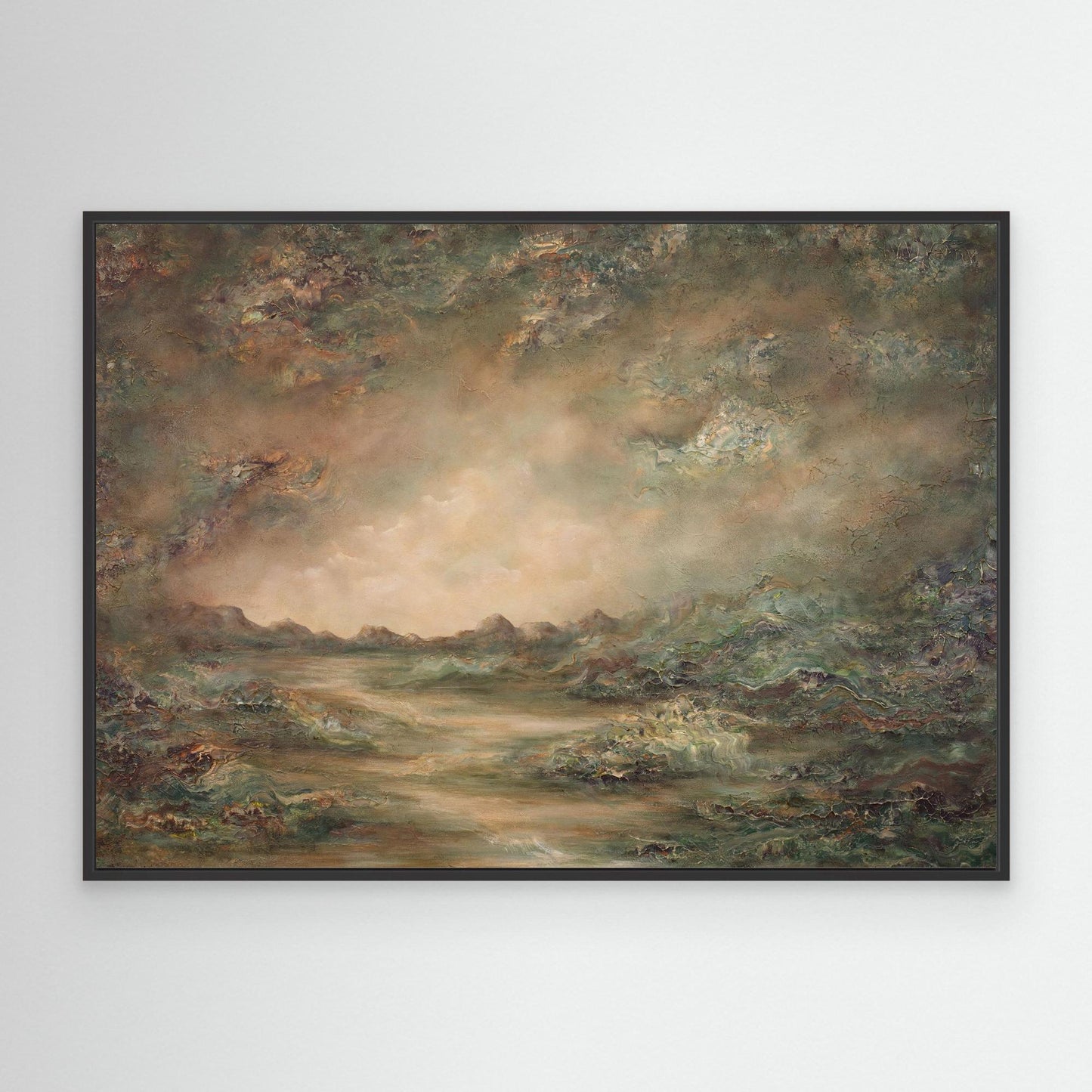 "Gåte" fine art print on canvas