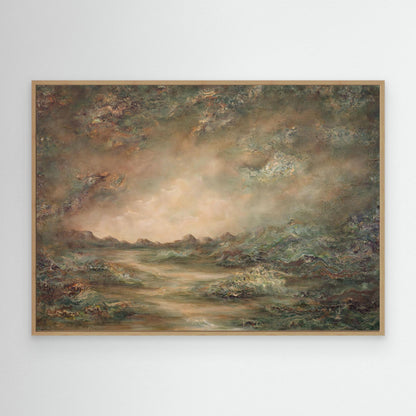 Gåte, a canvas print by Mari Ringsaker