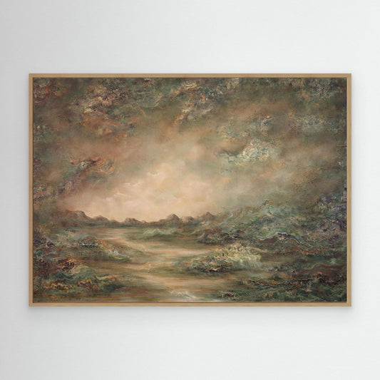 "Gåte" fine art print on canvas
