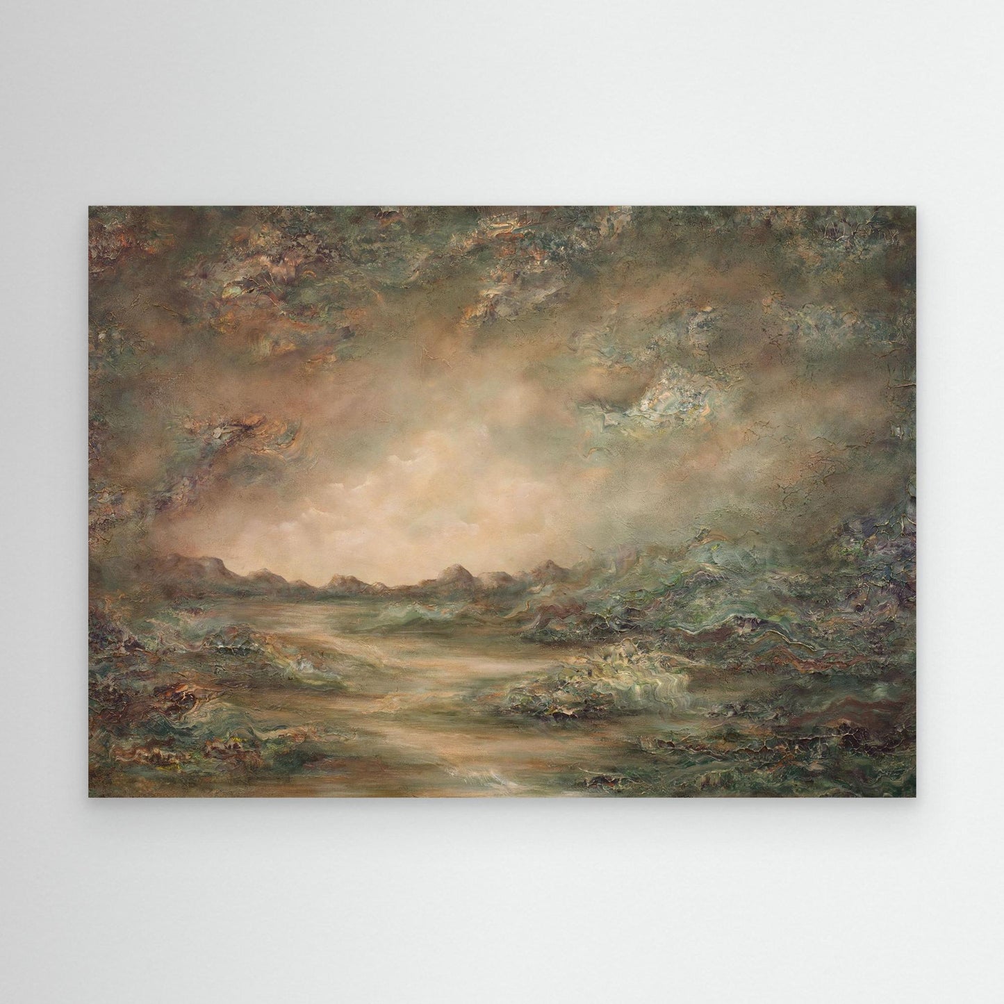 "Gåte" fine art print on canvas