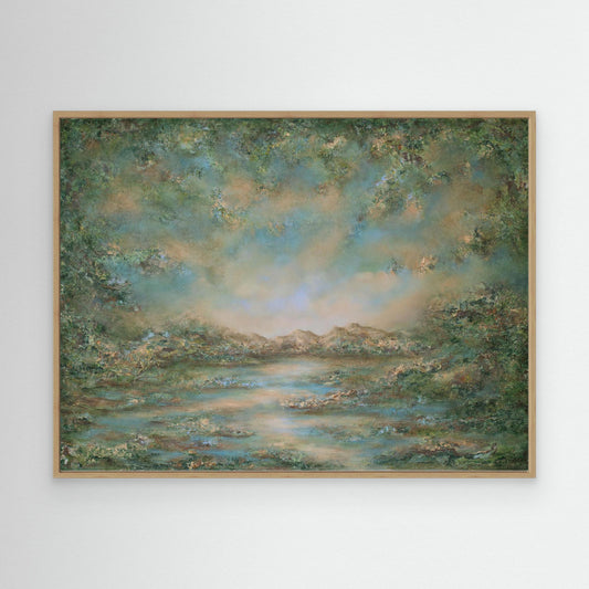 "Tind" fine art print on canvas