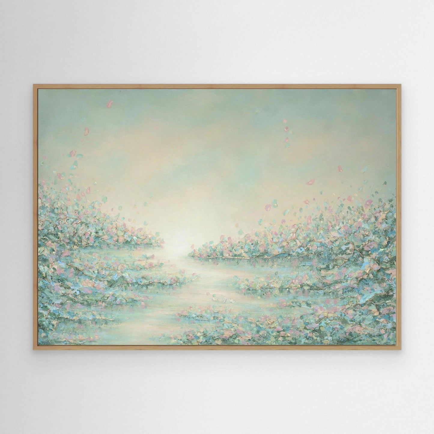 Soft Landing, a canvas print by Mari Ringsaker