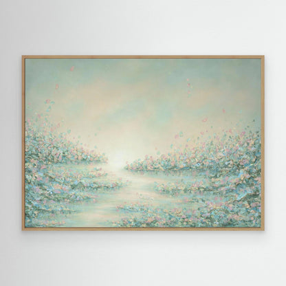 Soft Landing, a canvas print by Mari Ringsaker
