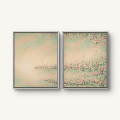"Light touch I and II" canvas print