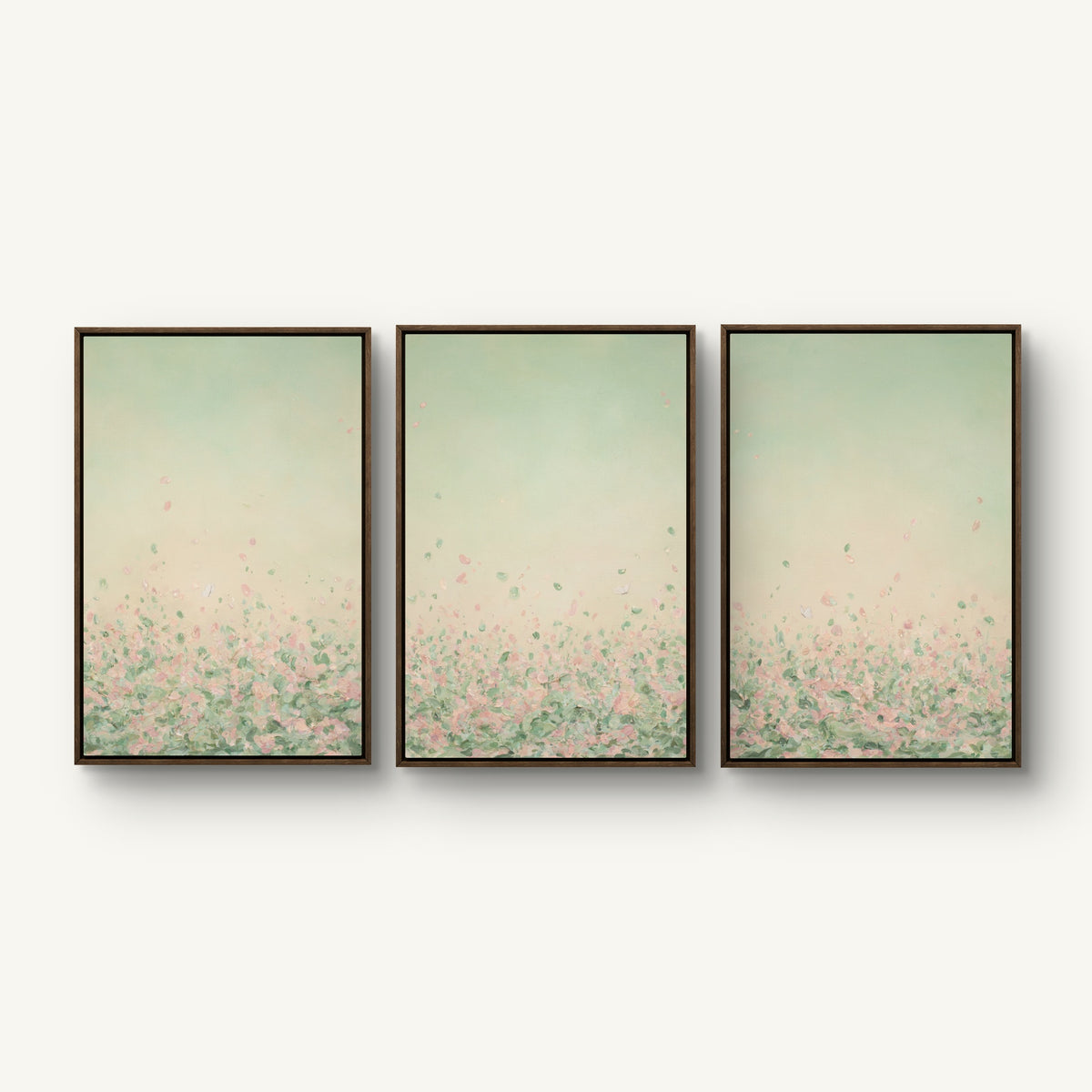 "Wake me in June I, II and III" canvas print