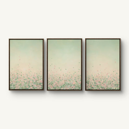"Wake me in June I, II and III" canvas print