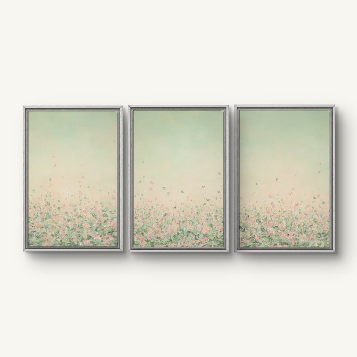 "Wake me in June I, II and III" canvas print