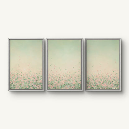"Wake me in June I, II and III" canvas print