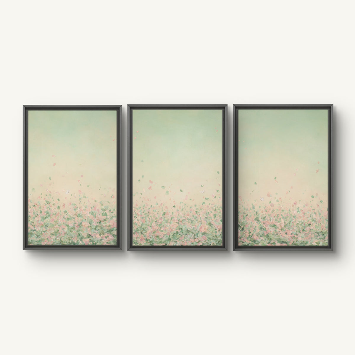 "Wake me in June I, II and III" canvas print