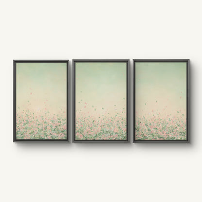 "Wake me in June I, II and III" canvas print
