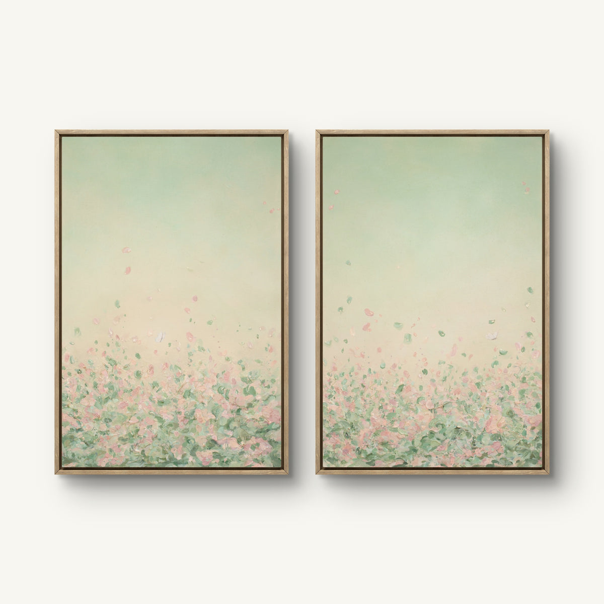 "Wake me in June I, II and III" canvas print