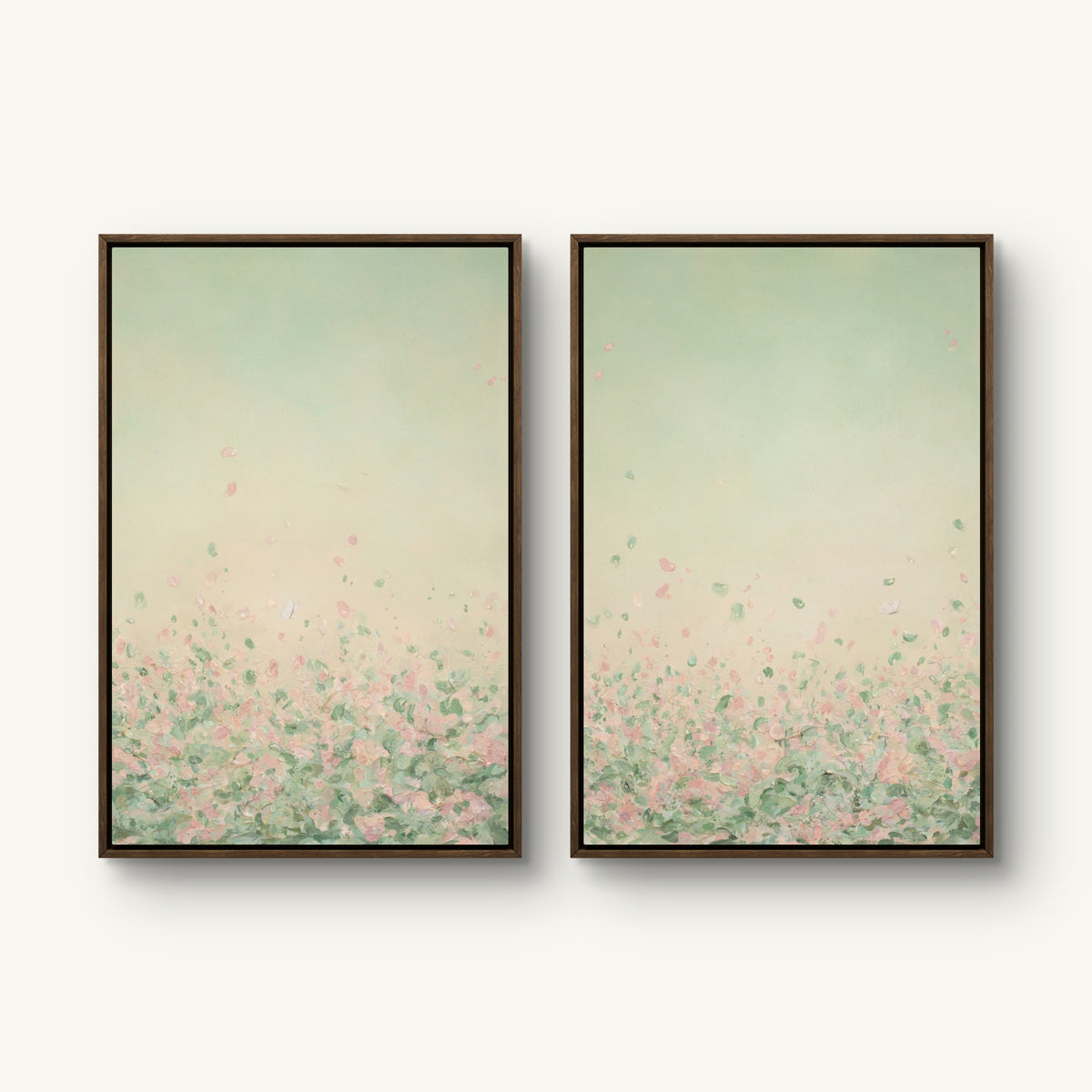 "Wake me in June I, II and III" canvas print