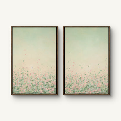 "Wake me in June I, II and III" canvas print