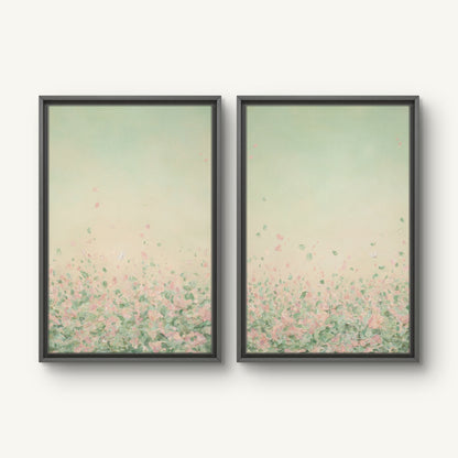 "Wake me in June I, II and III" canvas print
