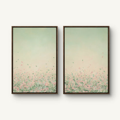 "Wake me in June I, II and III" canvas print