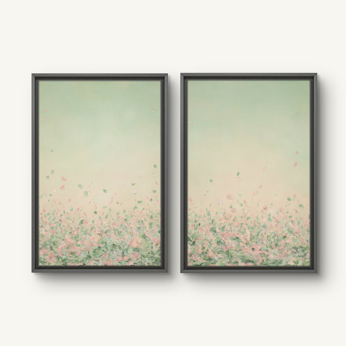 "Wake me in June I, II and III" canvas print