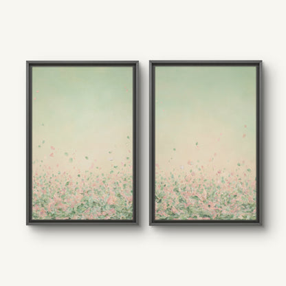 "Wake me in June I, II and III" canvas print