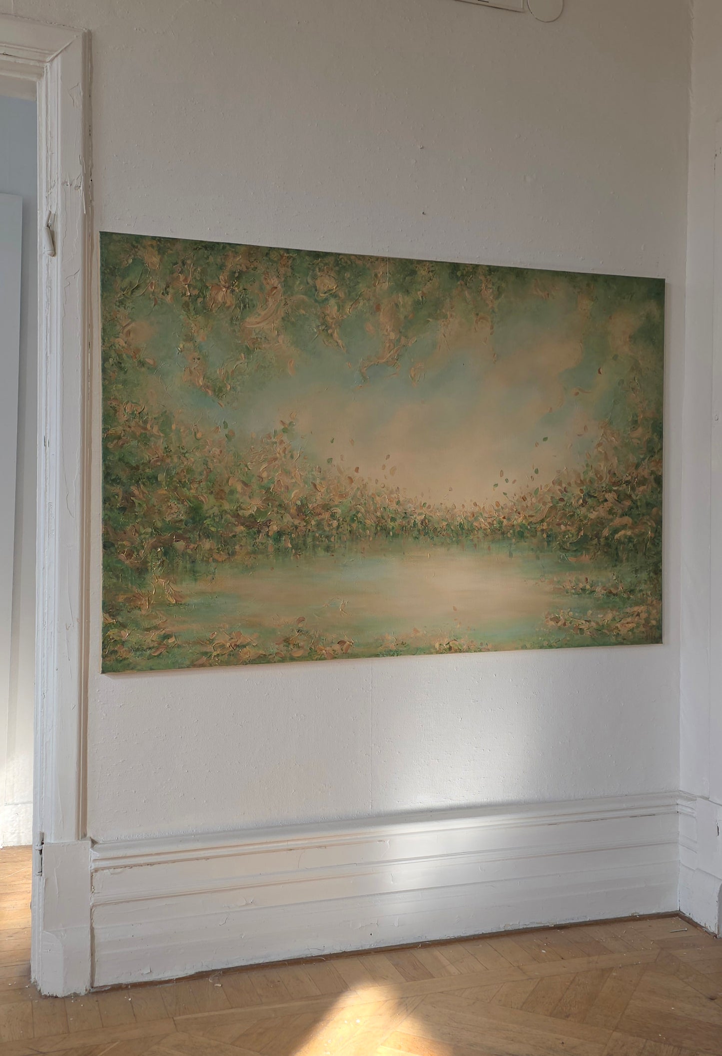 Eden, an original nature-inspired painting by Mari Ringsaker