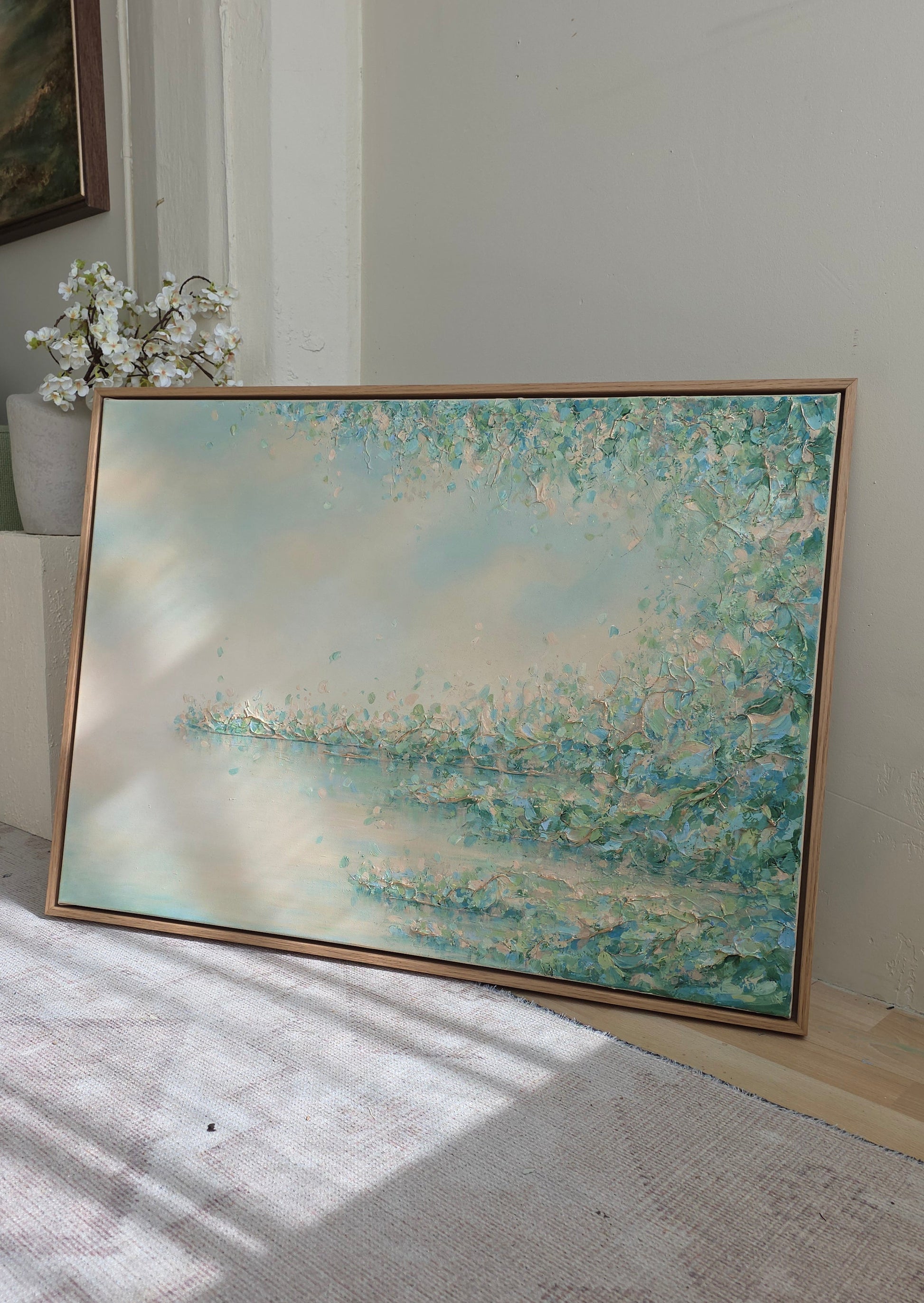 After the Rain, an original nature-inspired painting by Mari Ringsaker