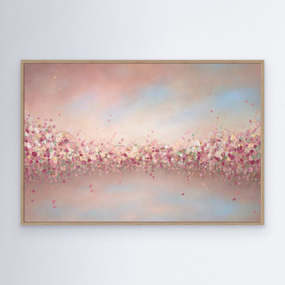 "Stillness in Bloom" canvas print