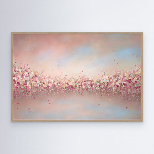 "Stillness in Bloom" canvas print