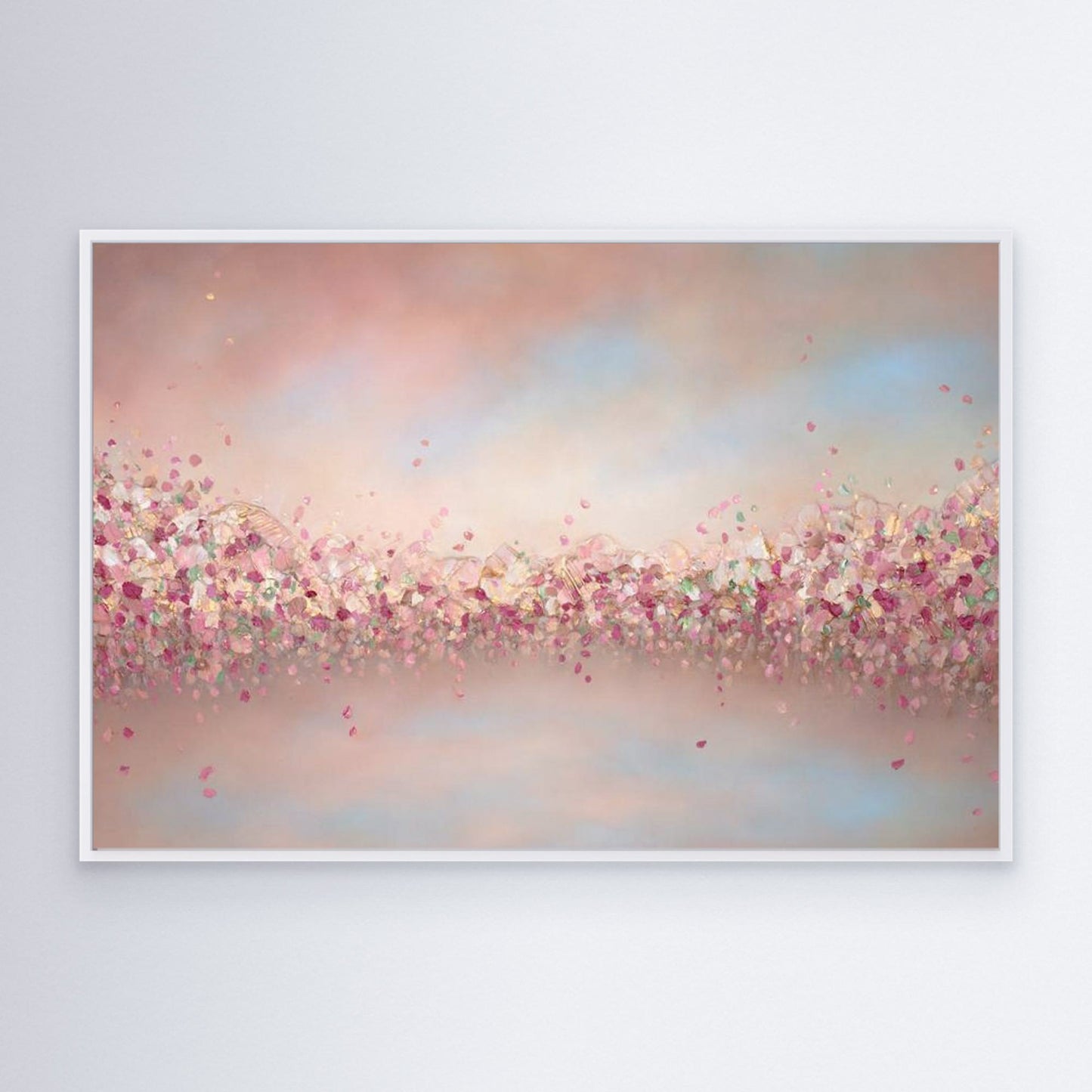 "Stillness in Bloom" canvas print