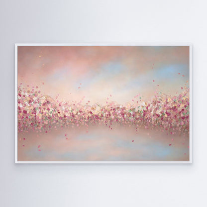 "Stillness in Bloom" canvas print