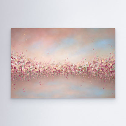 "Stillness in Bloom" canvas print
