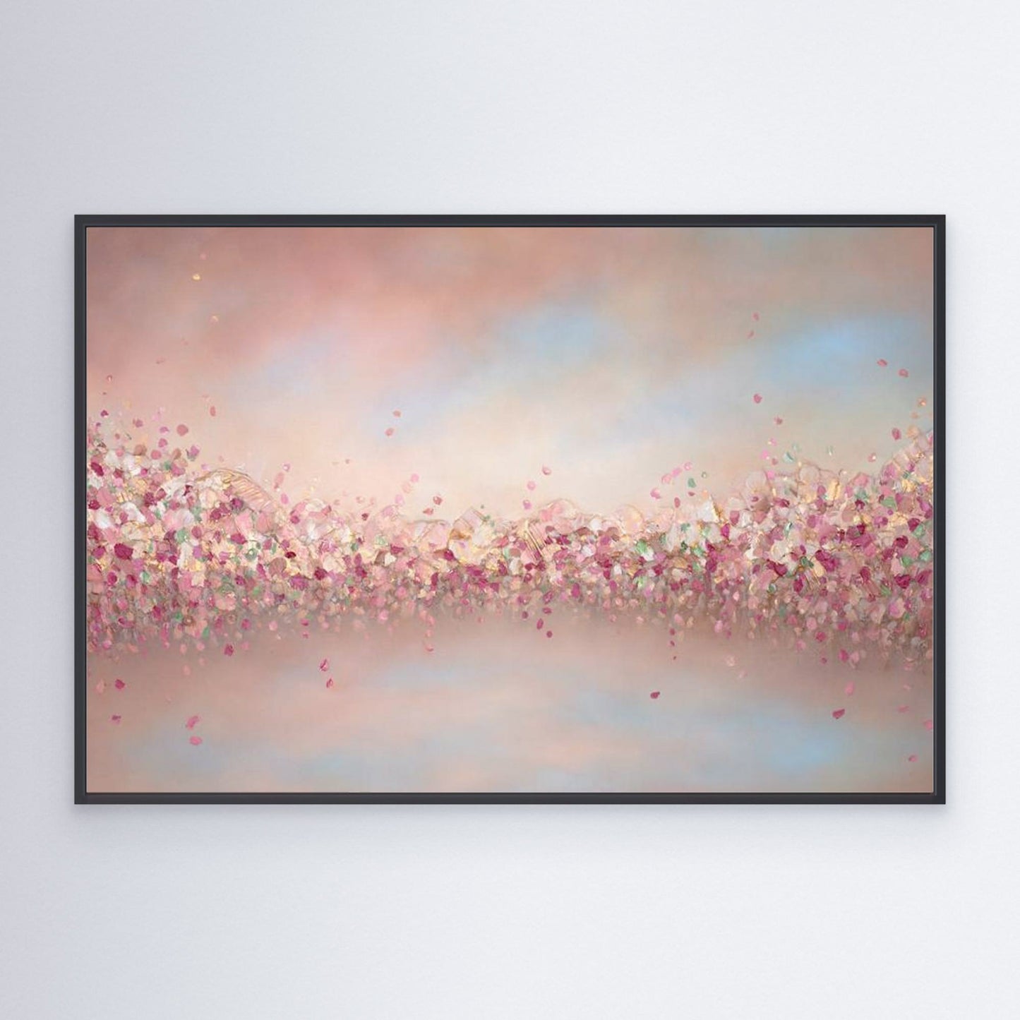 "Stillness in Bloom" canvas print