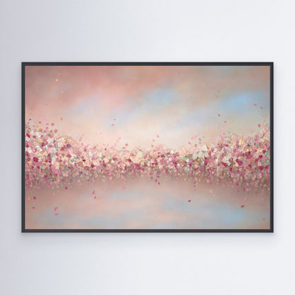 "Stillness in Bloom" canvas print