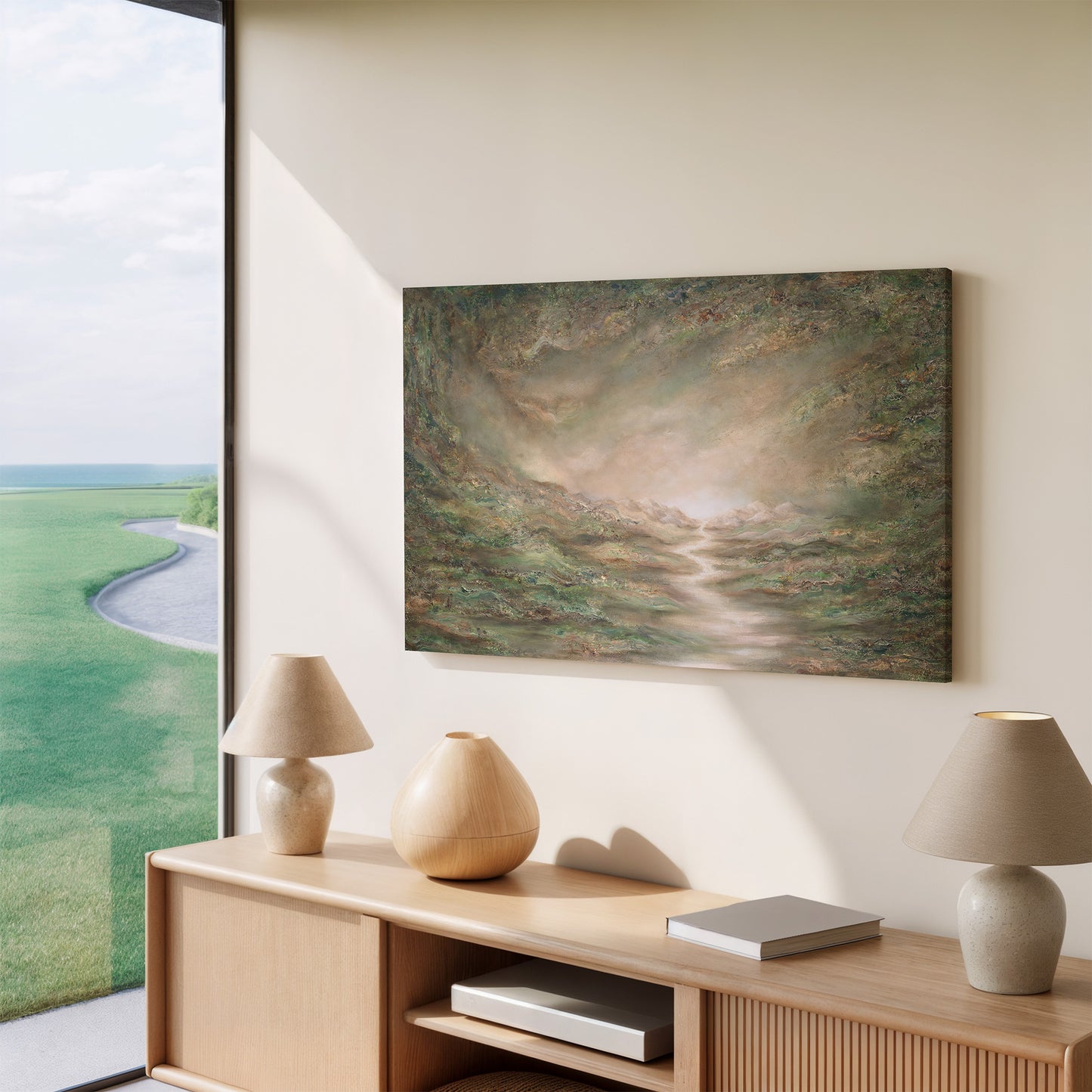 "Sagn" fine art print on canvas