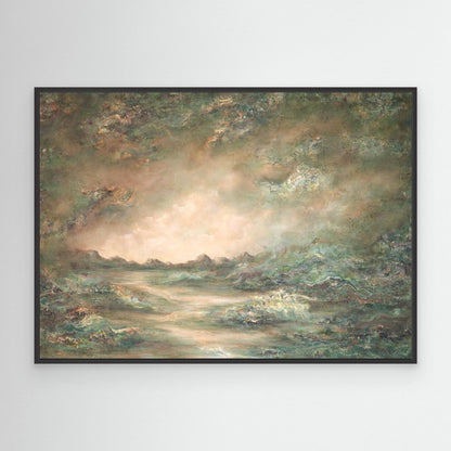 "Gåte" fine art print on canvas