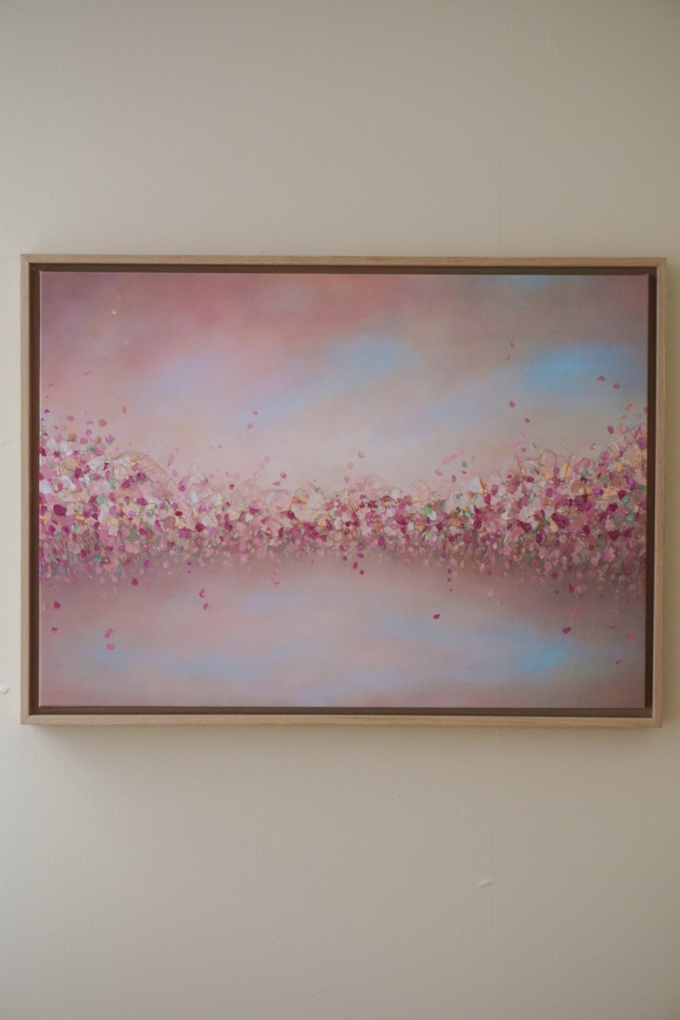 "Stillness in Bloom" canvas print