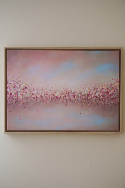 "Stillness in Bloom" canvas print