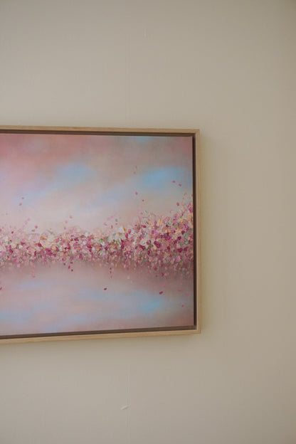 "Stillness in Bloom" canvas print