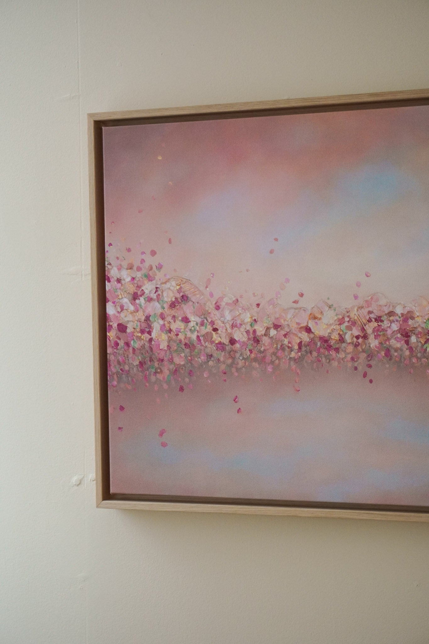 "Stillness in Bloom" canvas print