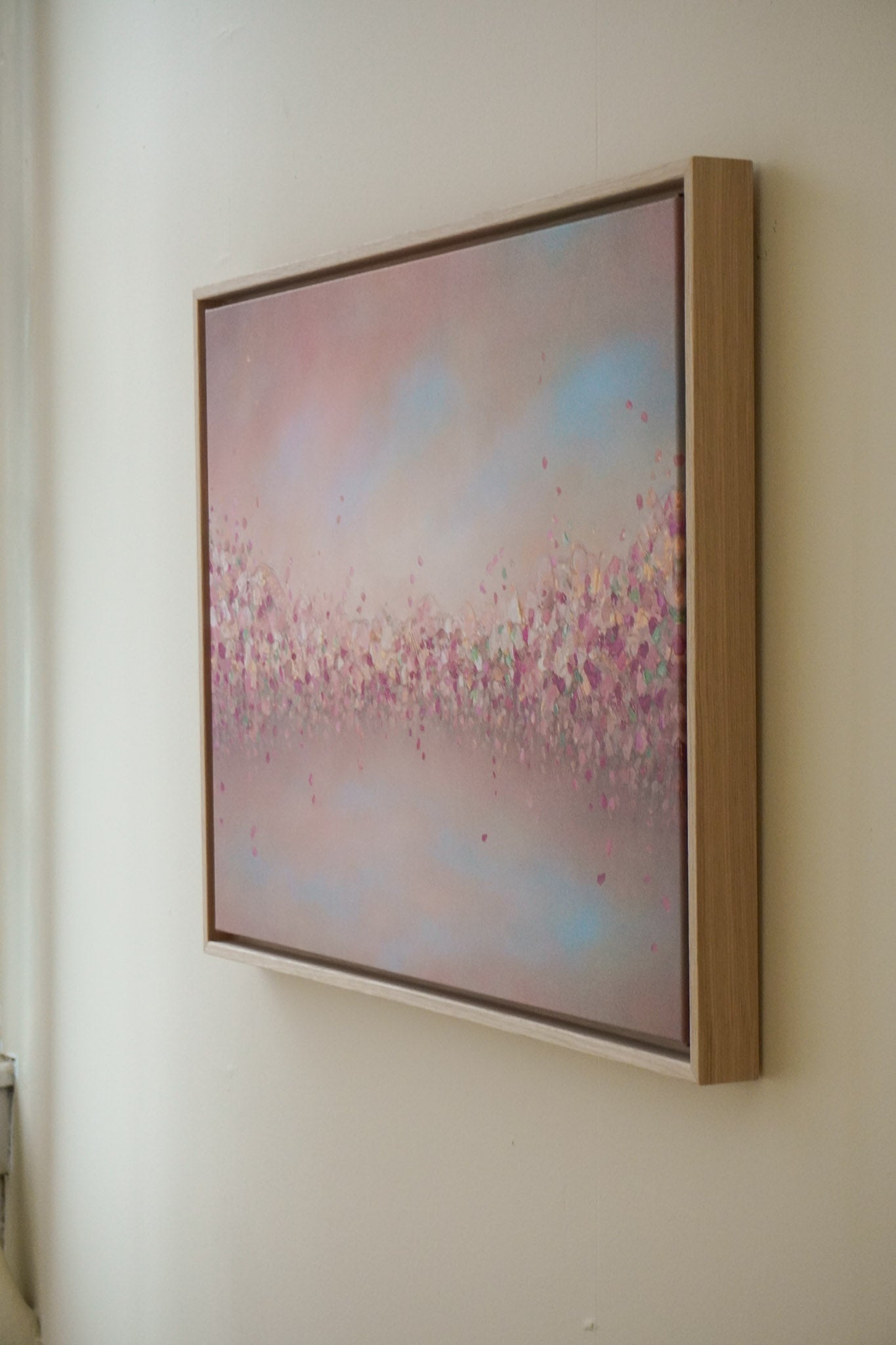 "Stillness in Bloom" canvas print