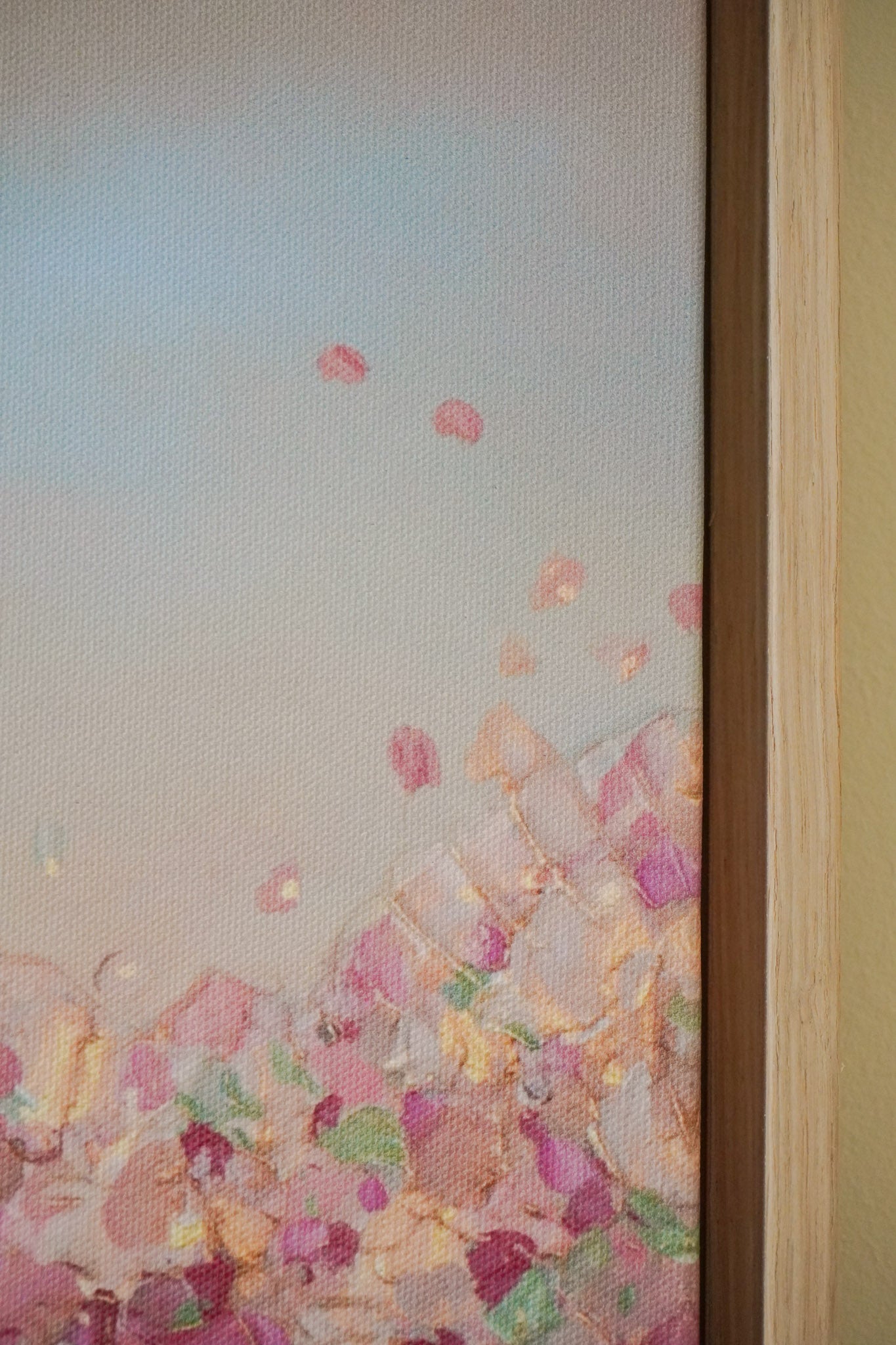 "Stillness in Bloom" canvas print