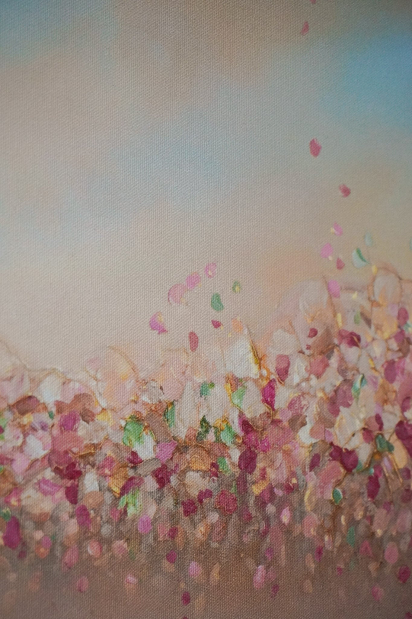 "Stillness in Bloom" canvas print