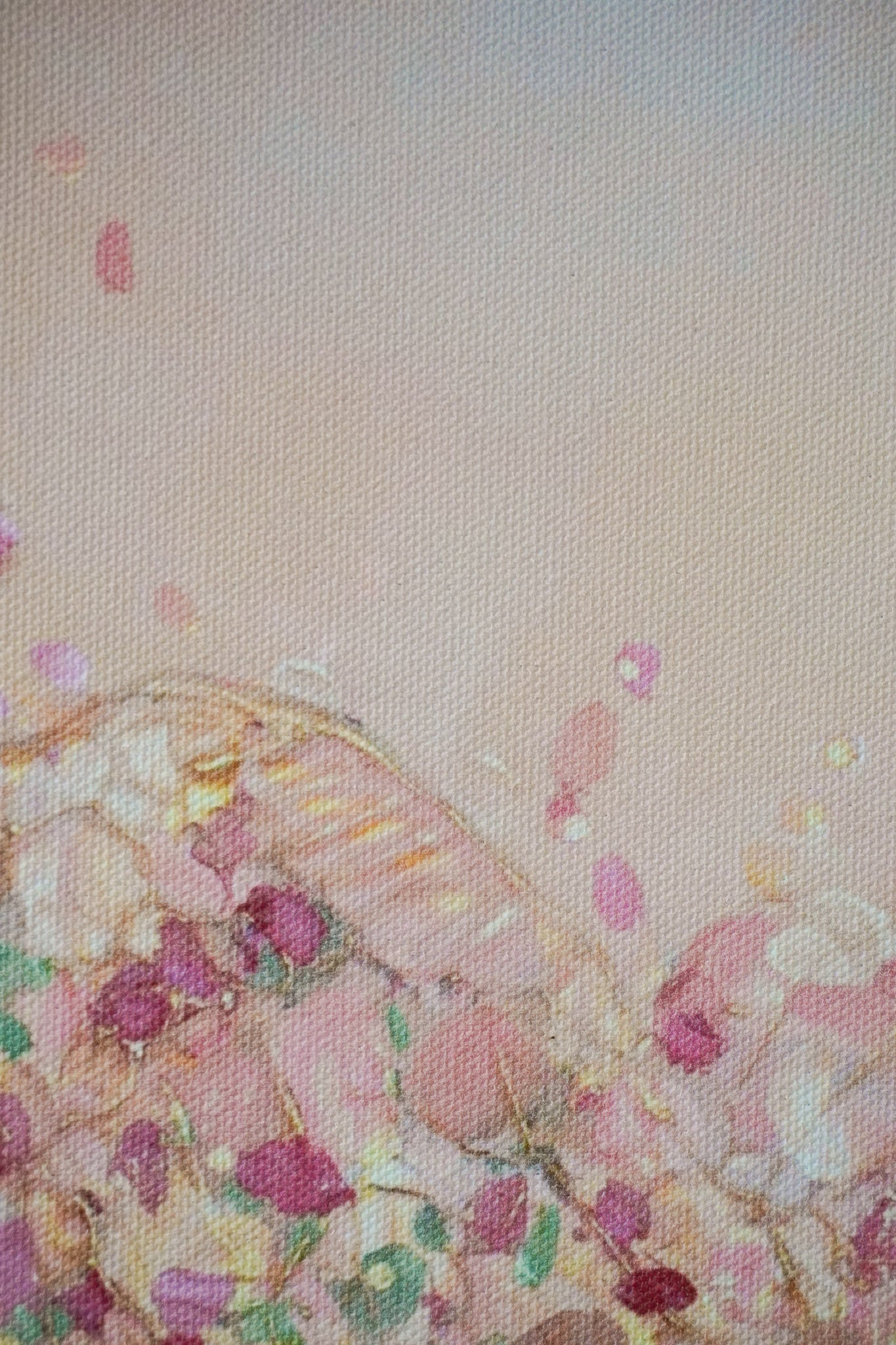 "Stillness in Bloom" canvas print