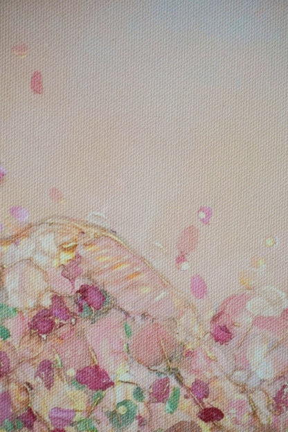 "Stillness in Bloom" canvas print